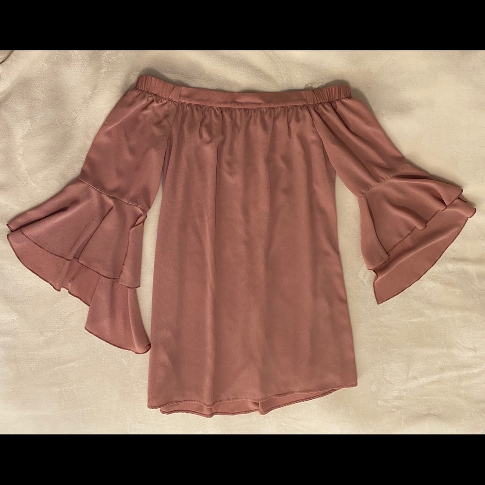 Off the shoulder sheath dress
